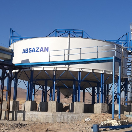 تیکنر (THICKENER) – نمای کلی دستگاه در معدن